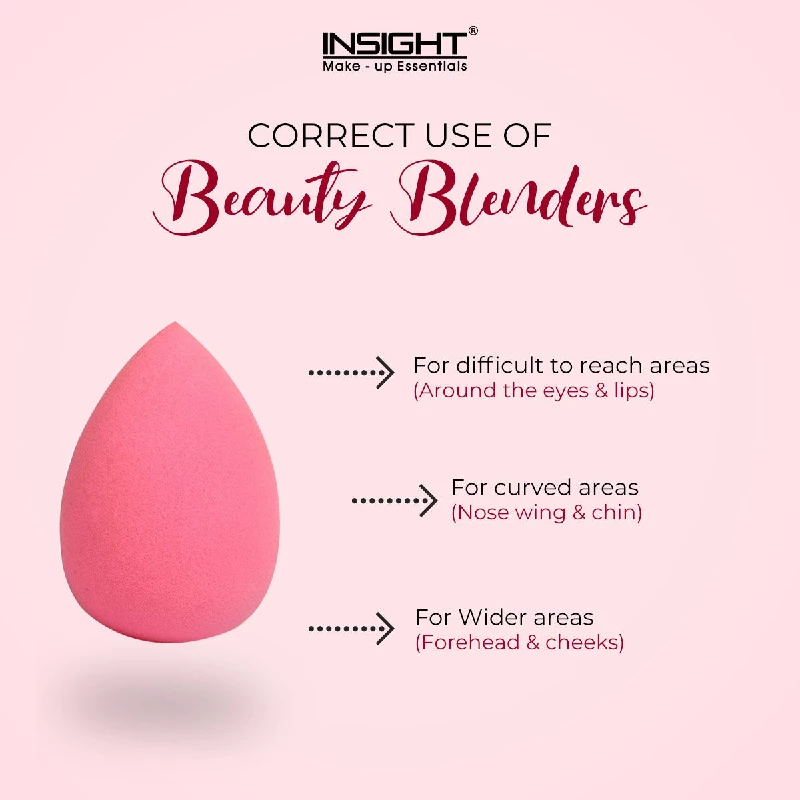 Insight Cosmetics Beauty Blender Sponge Applicator, Pink-3.webp